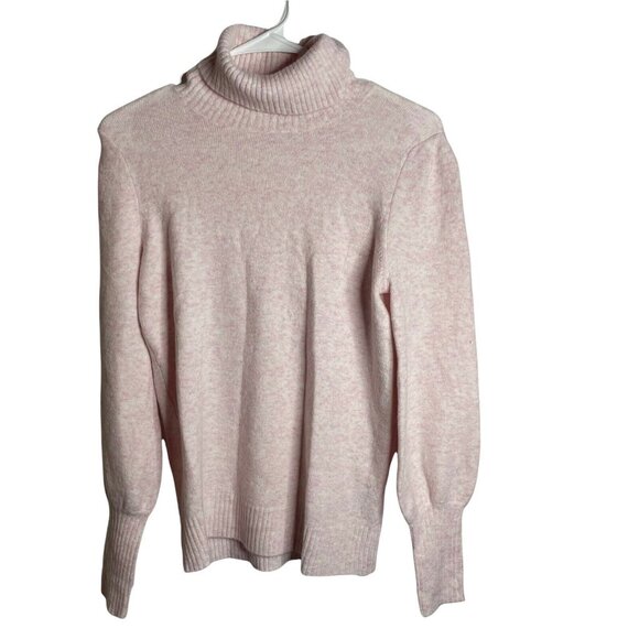 J.CREW Sweaters - J. Crew Women's XS Wool Blend Turtleneck Cozy Sweater Pink Pullover